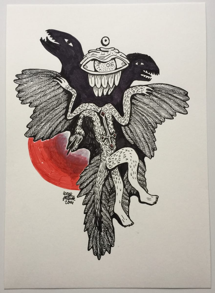 dinosaur-archaeopteryx-dark-2014-poor-quality-photo